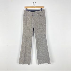 Club Monaco Tweed Flare Trousers Size 4